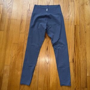 Free People Movement Leggings S Blue High Rise Ankle Yoga Pants Athletic Stretch